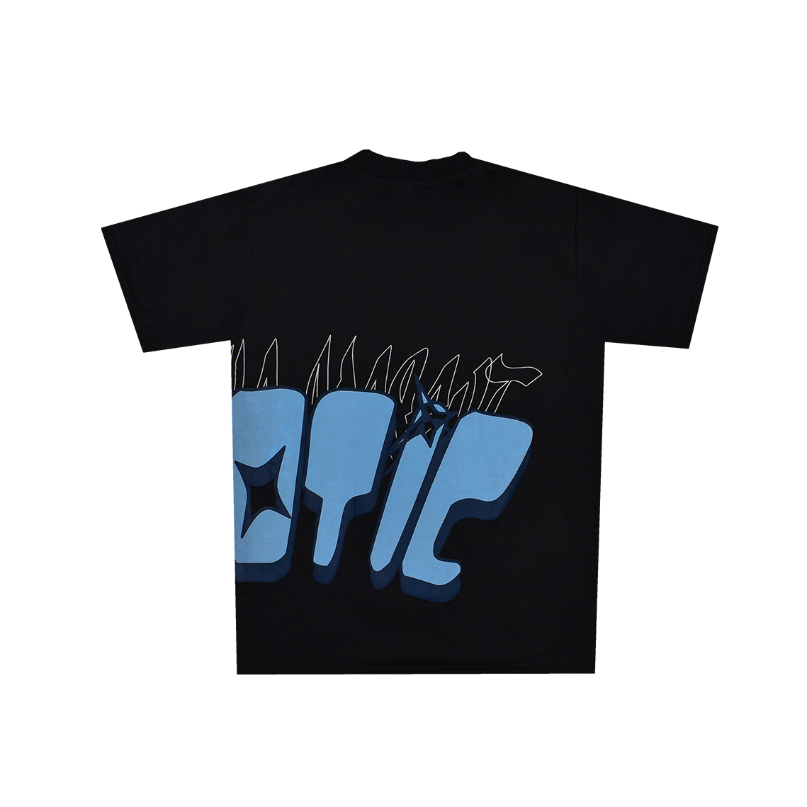 (BLACK - BLUE) - BUTTERFLY T-shirt