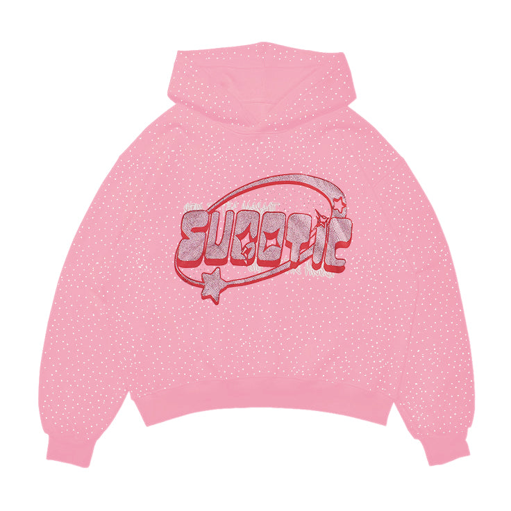 Pink Shiny Hoodie