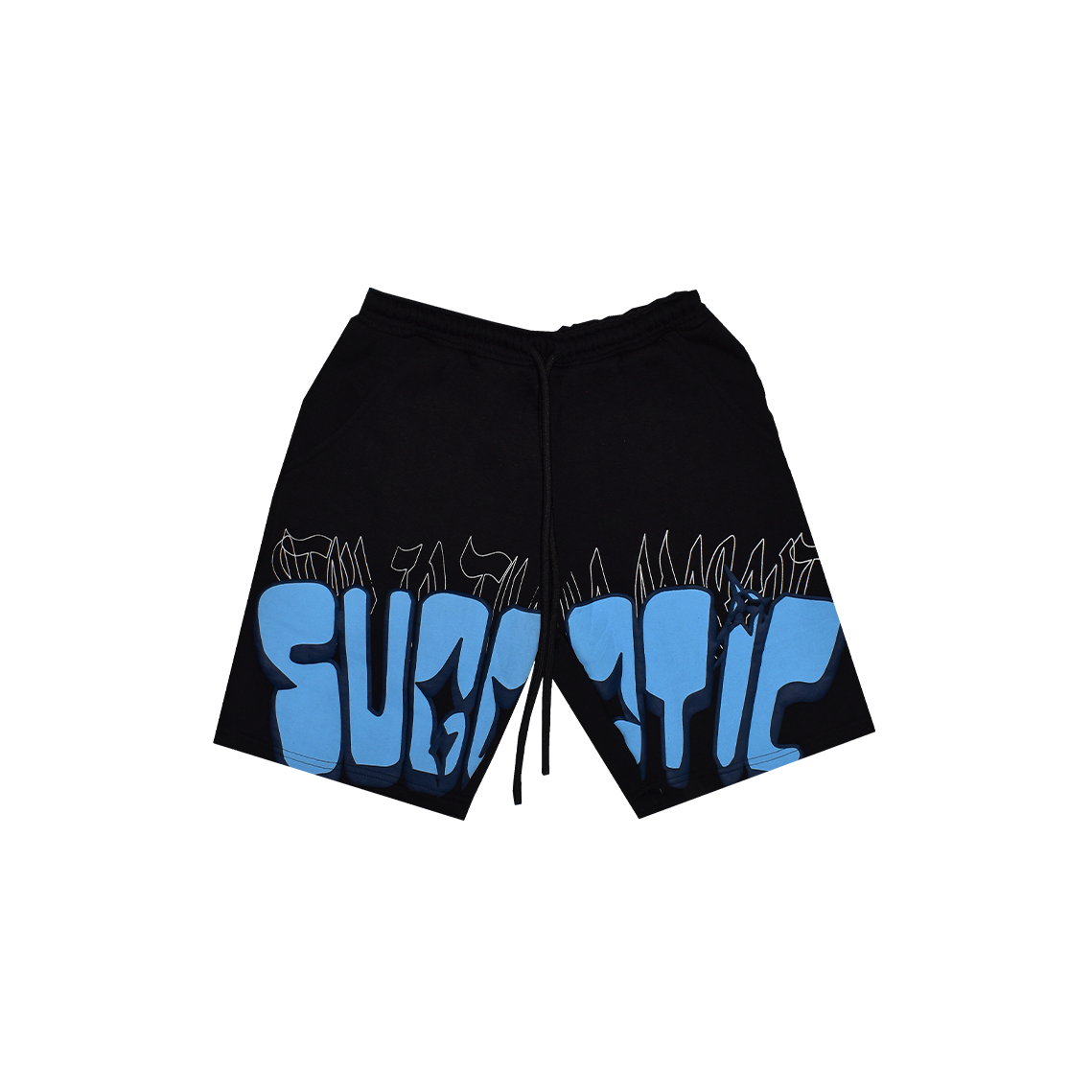 (BLACK - BLUE) - BUTTERFLY Shorts