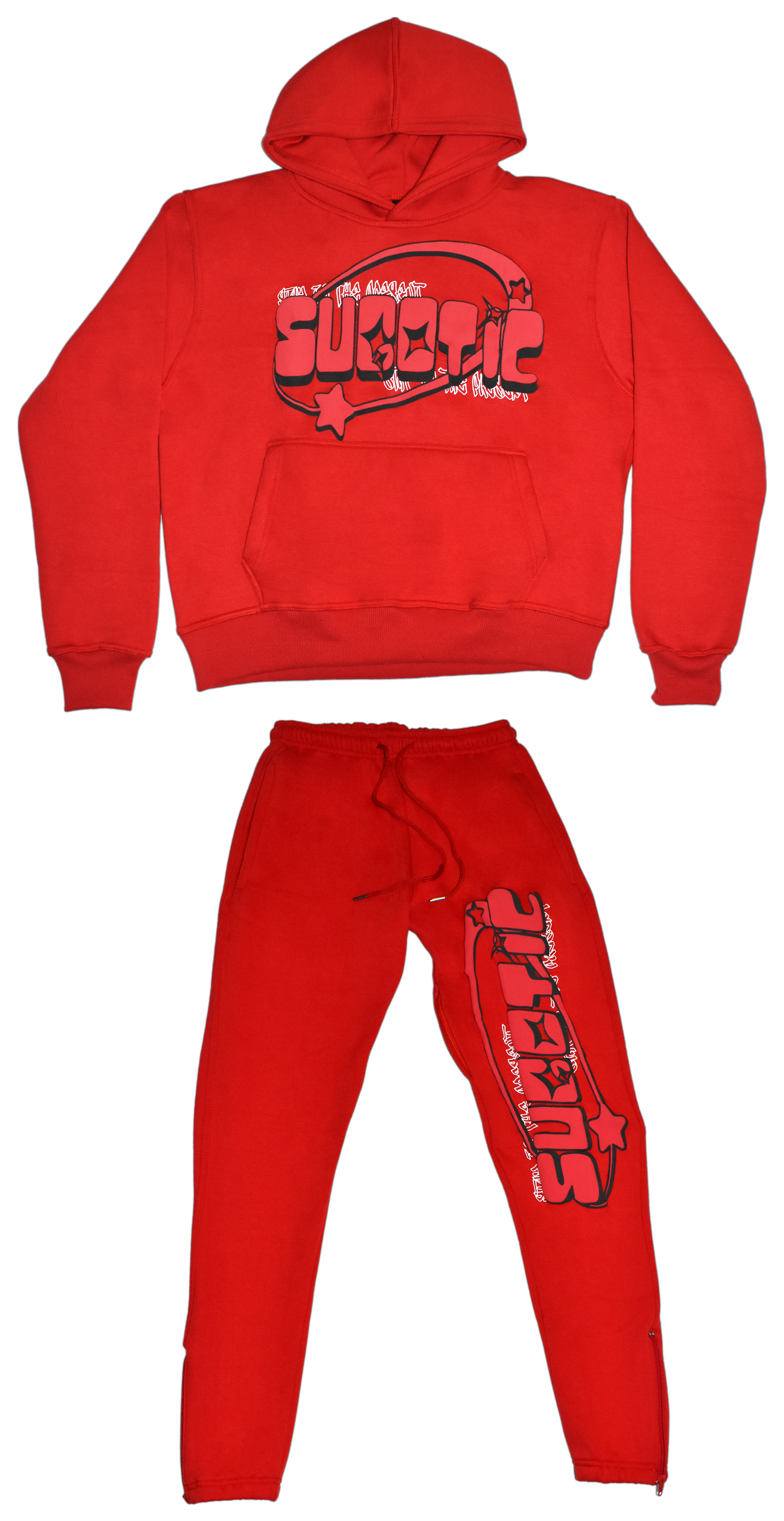 RED BUBBLE TRACKSUIT