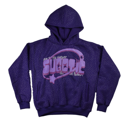 PURPLE SHINY HOODIE