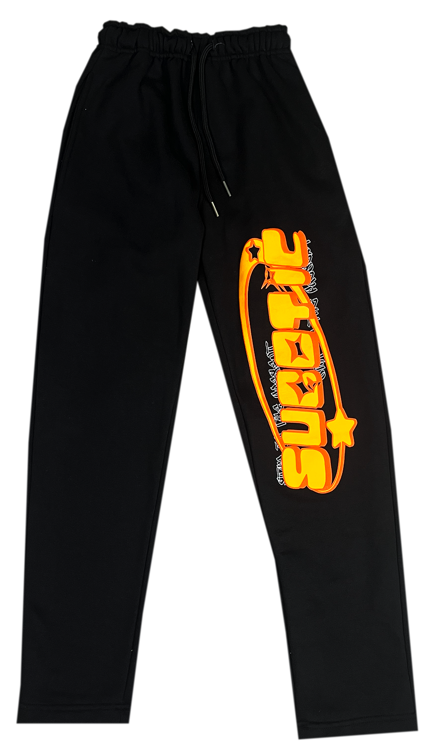 BLACK/ORANGE BUBBLE TRACKSUIT