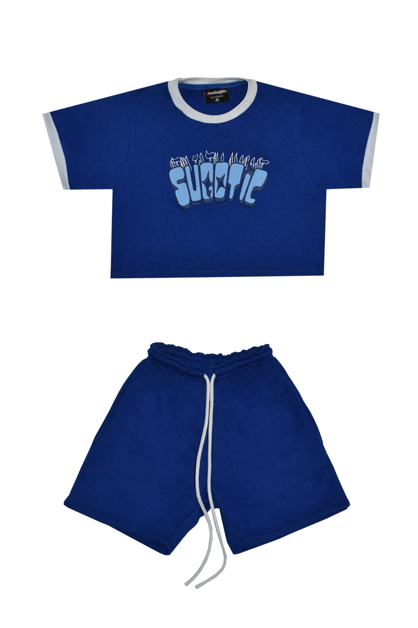 (ROYAL BLUE) - BUTTERFLY SHORT SET