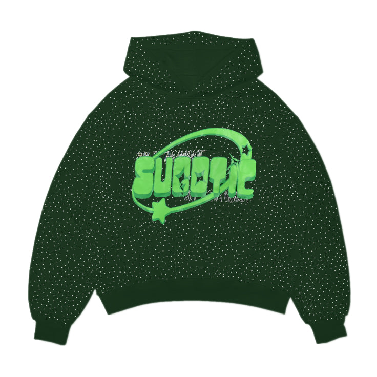 Green Shiny Hoodie