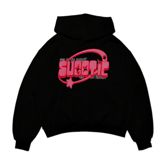 Black/Pink Bubble Hoodie