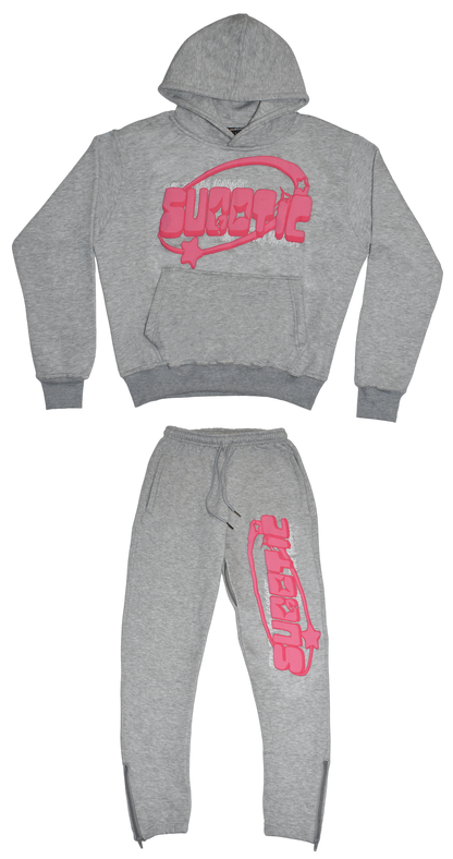 GRAY BUBBLE TRACKSUIT