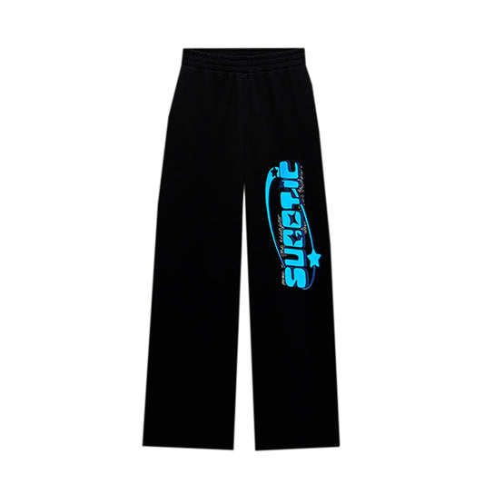 Black/Blue Bubble Pants