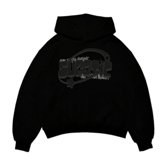 Black Bubble Hoodie